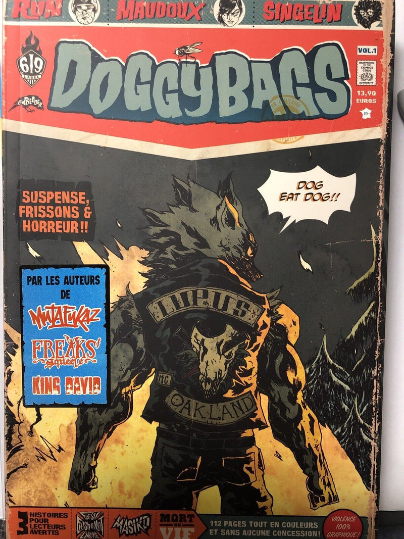 DoggyBags Vol.1 (2011) Label 619 Trade paperback TPB SC Flaurent Maudoux