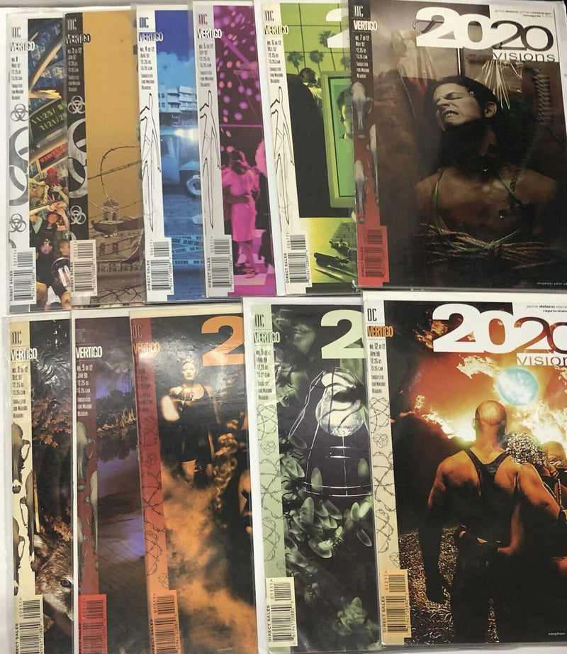 2020 Visions (1998) Set Issues # 1-12 • Missing Issues # 3 • DC Vertigo Comics