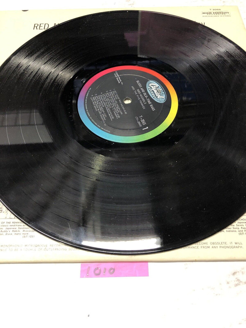 Red Nichols And The Five Pennies Blues And The Old Time Rags Vinyl  LP Album
