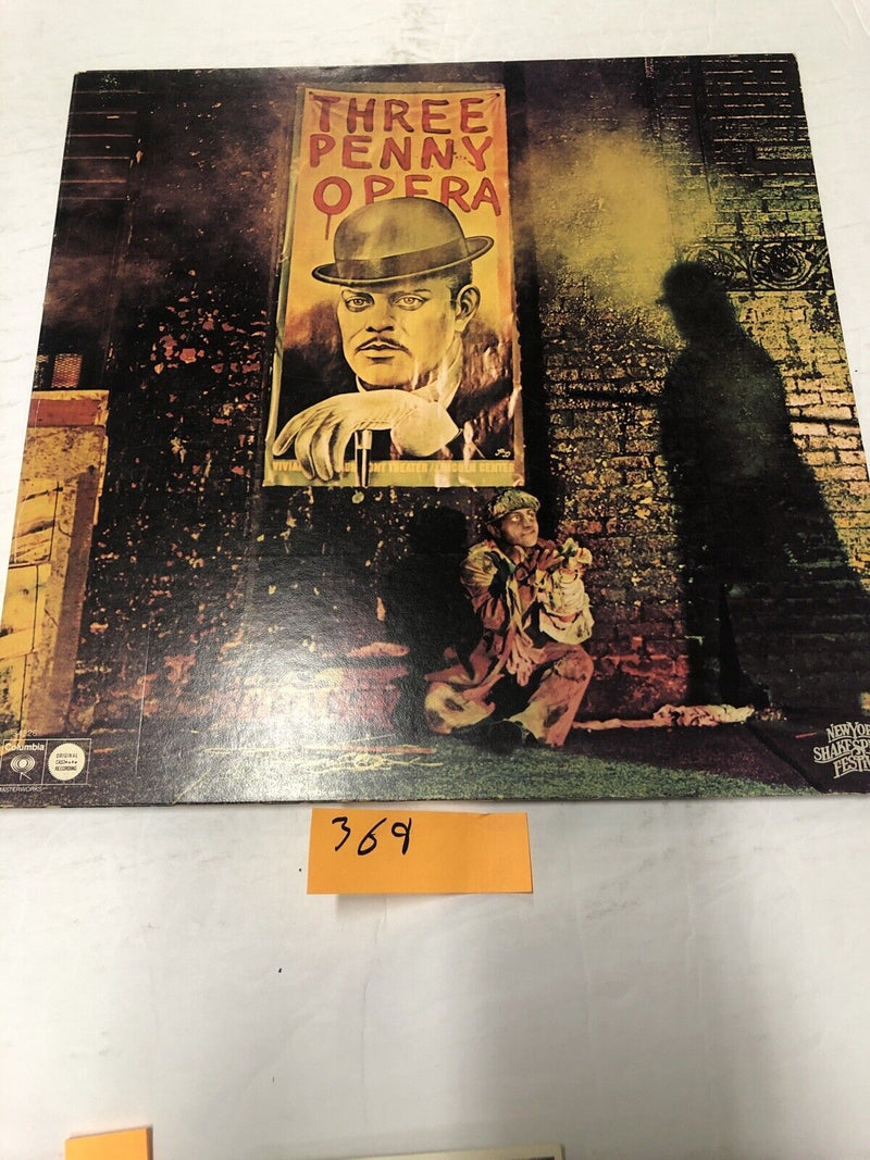 The Three Penny Opera Original Cast Recording Vinyl  LP Album