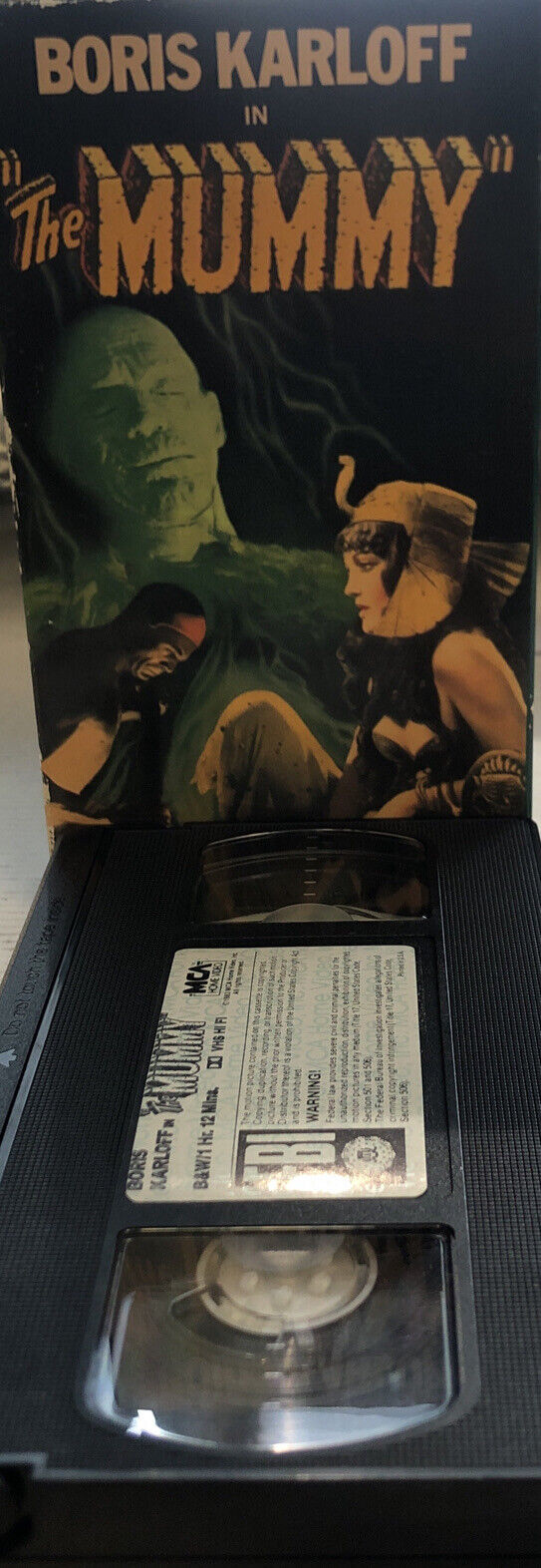 The Mummy (1985) Vhs ~ Boris Karloff | Mca Home Video