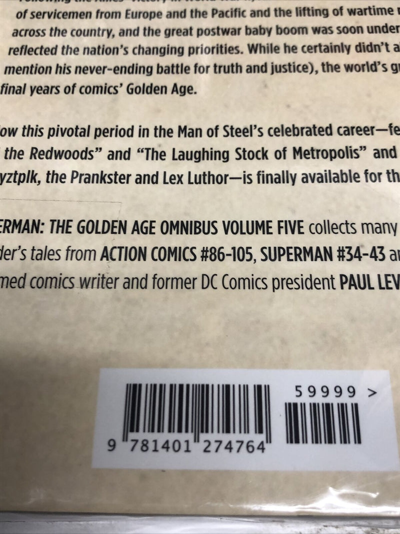 Superman The Golden Age Omnibus Vol.5  (2018) DC Comics HC