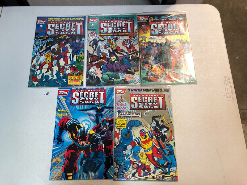 Jack Kirby/Topps (1993) 4 series + 4 o/s (VF/NM) Complete Sets Lot all sealed