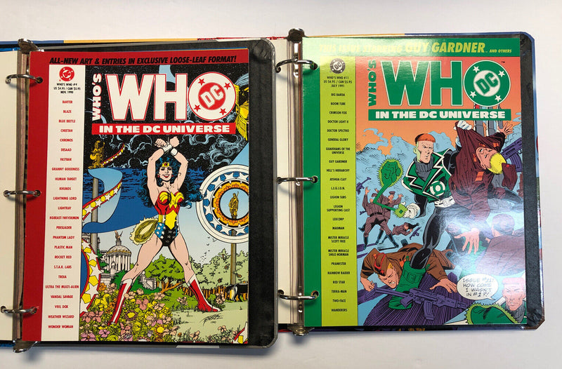 Dc Who’s Who In the Universe 2 Binders Vol. 1 - 16 (1990- 1992) Softcover (NM)