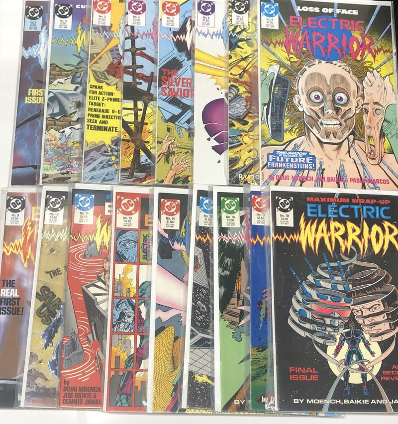 Electric Warrior (1986) # 1-18 Missing # 13 (VF+/NM) DC Comics • Jim Baike