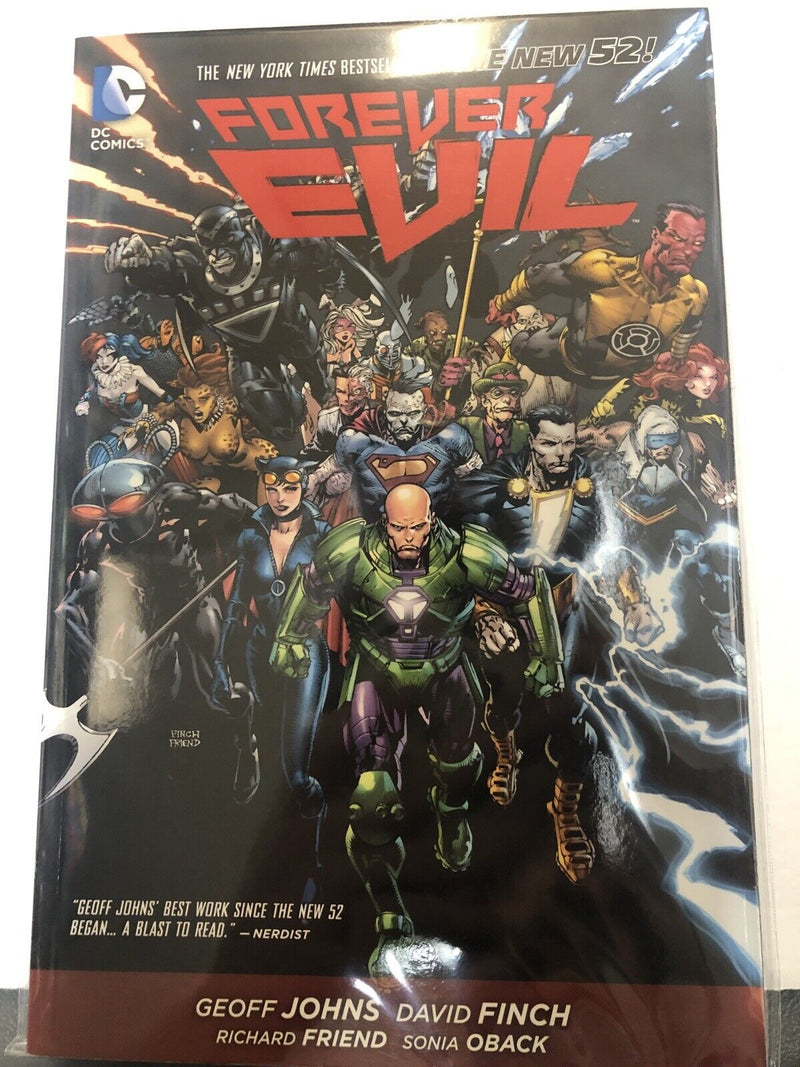 Forever Evil (2015) Dc Comics TPB SC Geoff Johns