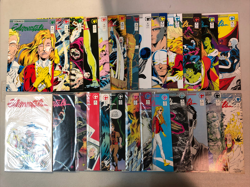 Elementals Lot (1984) #1-29 2nd series #1-26 + Specials VF/NM Near Complete Sets