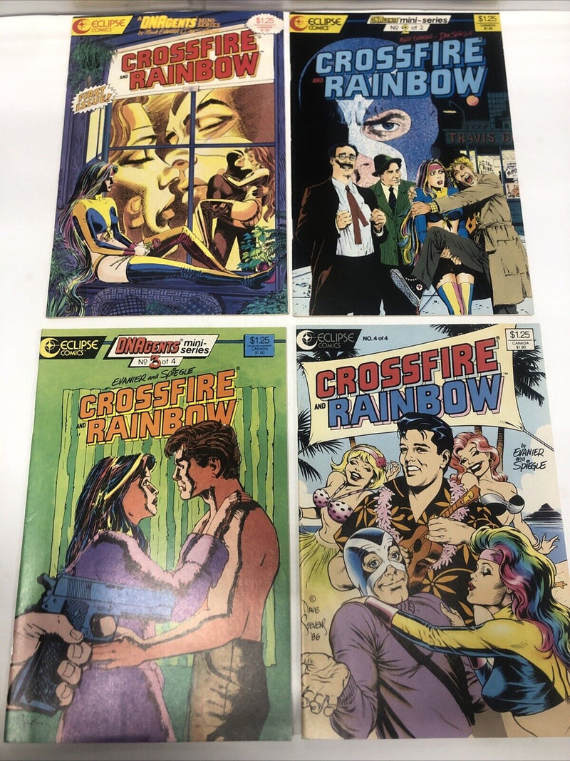 Crossfire Rainbow (1986) # 1-4 • Eclipse Comics • Mark Evanier • Dave Stevens #4