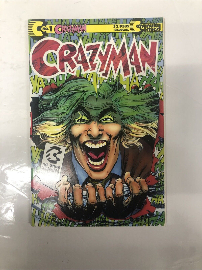 Crazy Man 2 Sets • Set Issue # 1-3 • Set Issue # 1-4 • Continuity Comics