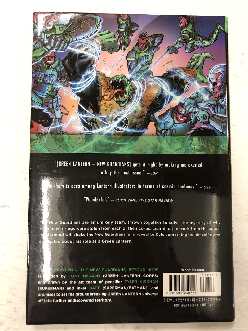 Green Lantern New Guardians Vol.2 Beyond Hope By Tony Bedard (2013) HC DC