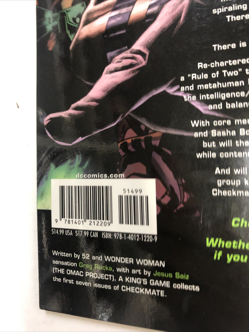 Check Mate  A King’s Game (2006) DC Comics TPB SC Greg Rucks