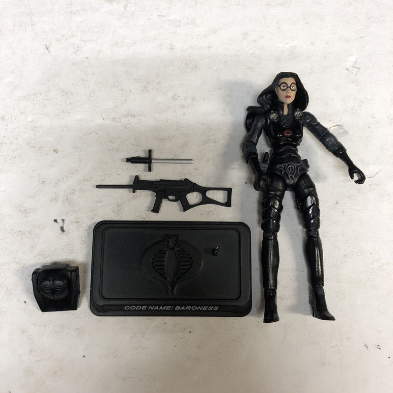 2007 Hasbro G.I. Joe 25th Anniversary BARONESS v9 Figure complete mint