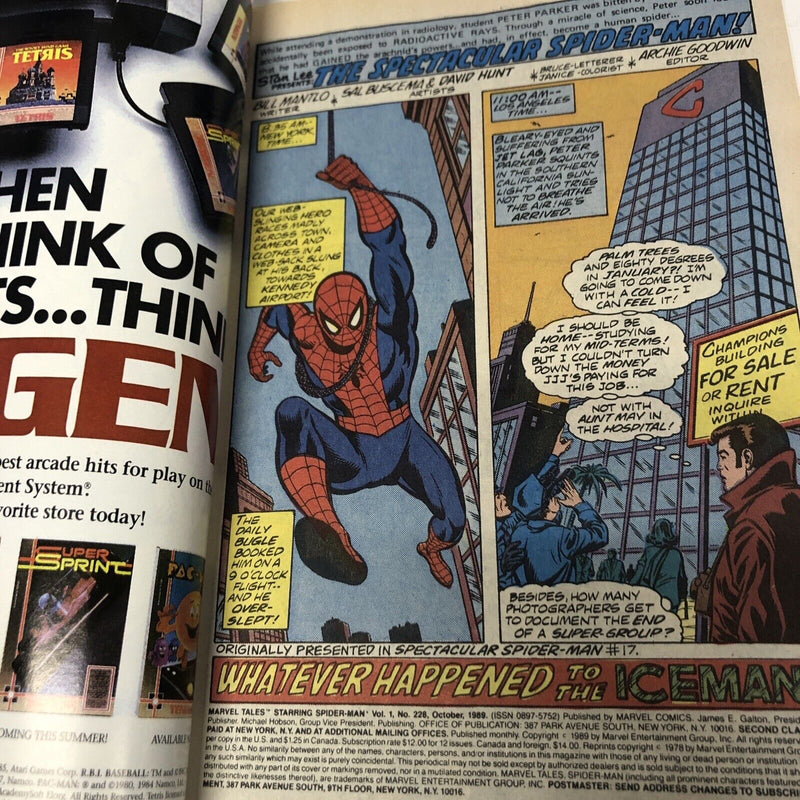 Marvel Tales Featuring Spider-Man  And Angel (1989)