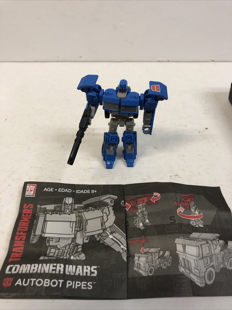Transformers Generations Combiner Wars Legends Class Pipes 2015 Complete Mint