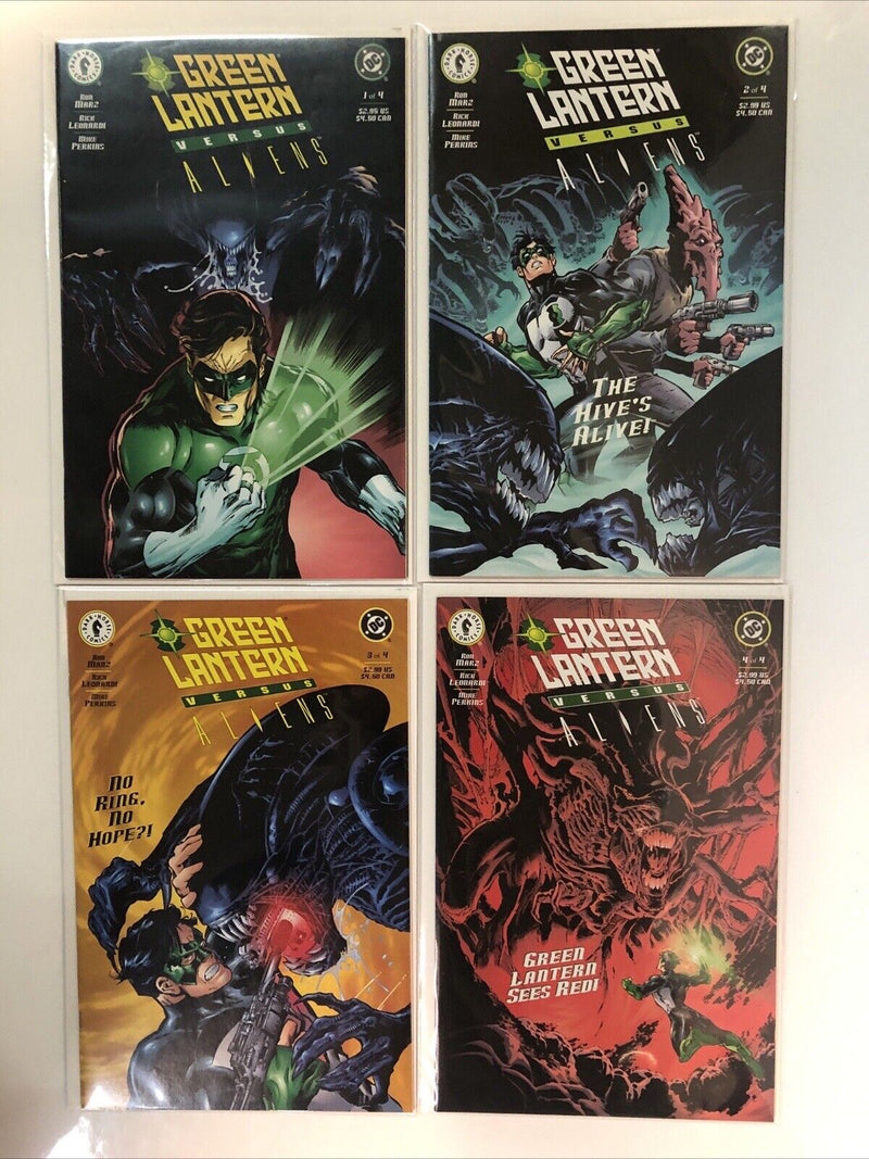 Green Lantern VS Aliens (2000) Complete Set