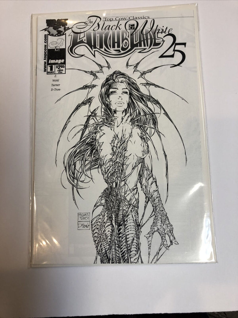 Black & White Top Cow Fathom # 1 Magdelena  # 1 Tom Raider# 1  Witchblade # 26