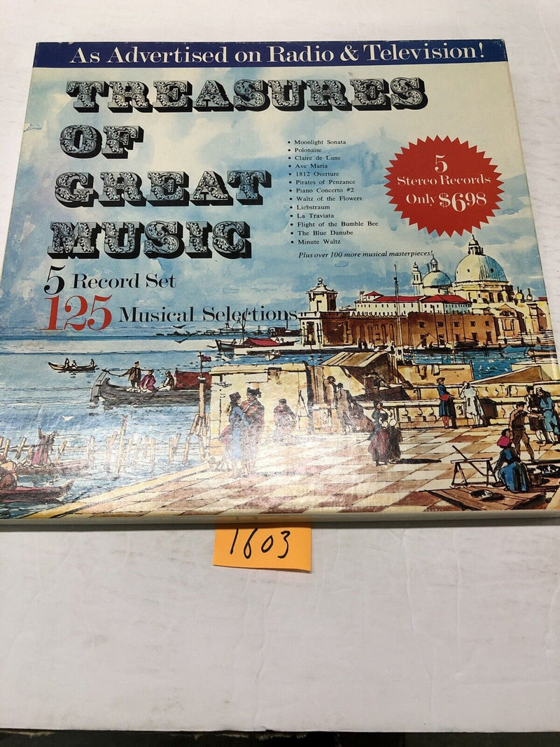 Treasures Of Great Music 5 Vinyl  LP Album Box Set