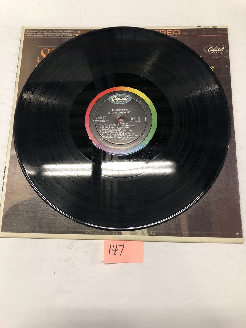 Frank Sinatra Sinatra Sings Of Live And Things  IVinyl LP Album