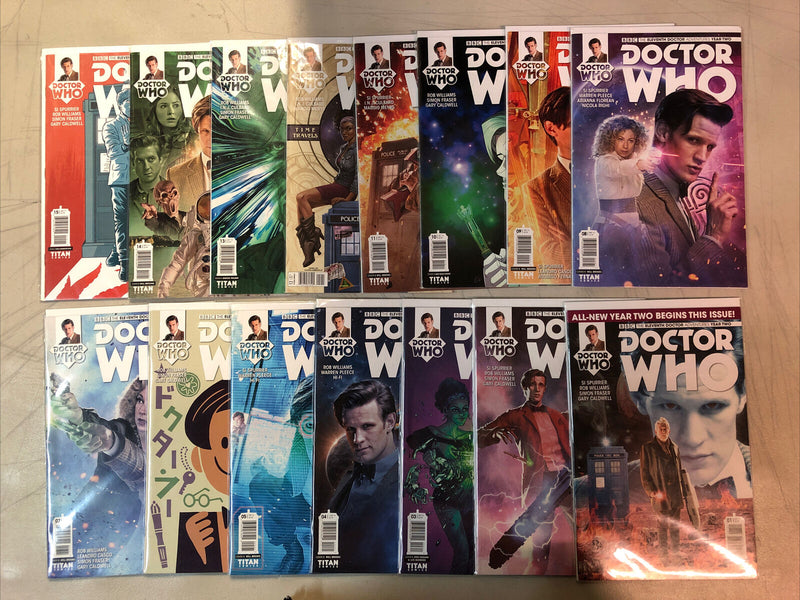 Dr. Who Eleventh Doctor #1-15 + Year Two #1-15 + Three Near Complete Sets Titan