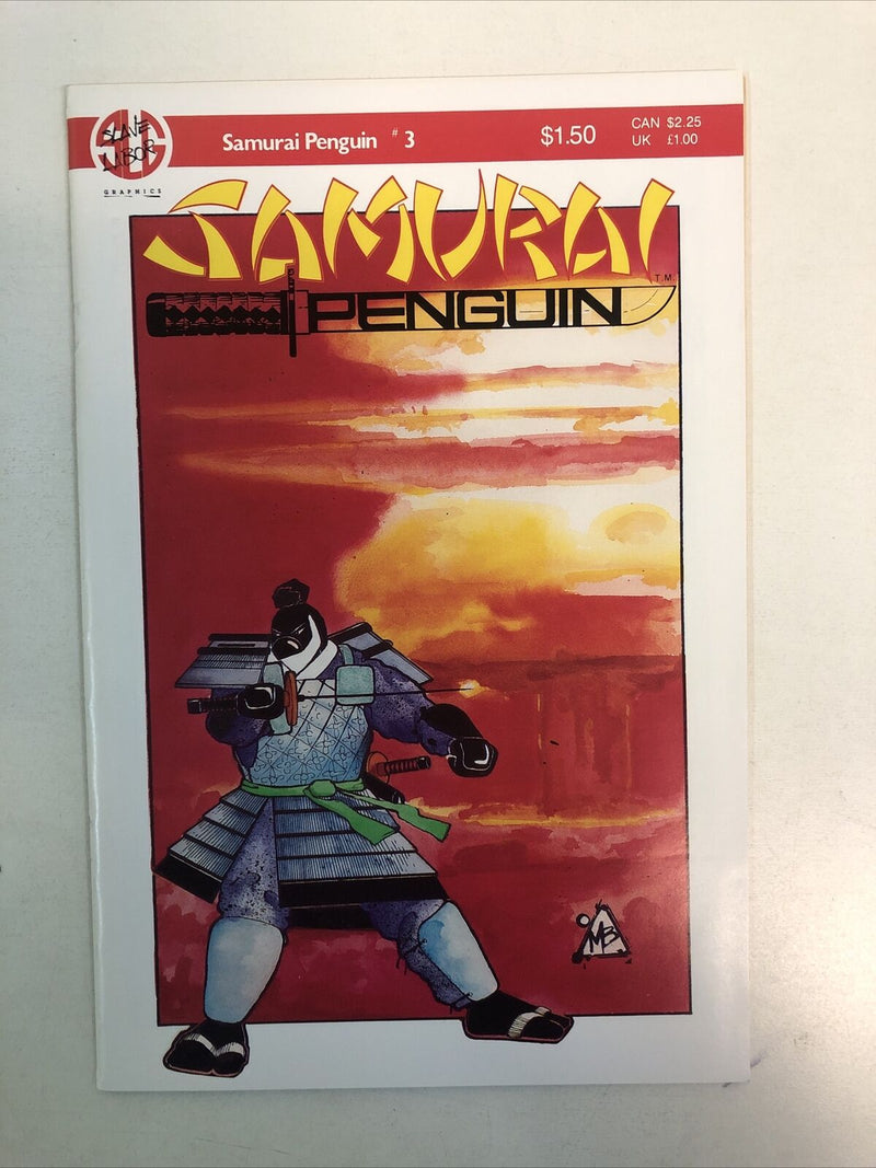 Samurai Pinguin (1988) Set # 1-8 Missing # 7 (VF/NM) Slave Labor Comics