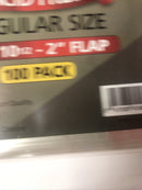 100 Comic Book Bags Regular Size 7 X10 1/2” - 1 1/2 Resealable 2mil Crystal OPP