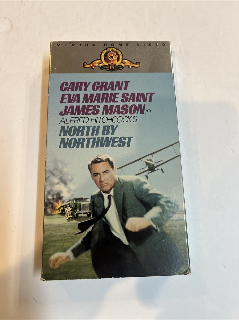 North By Northwest (VHS 1987) Gary Grant • Eva Marie Saint • Alfred Hotchcock