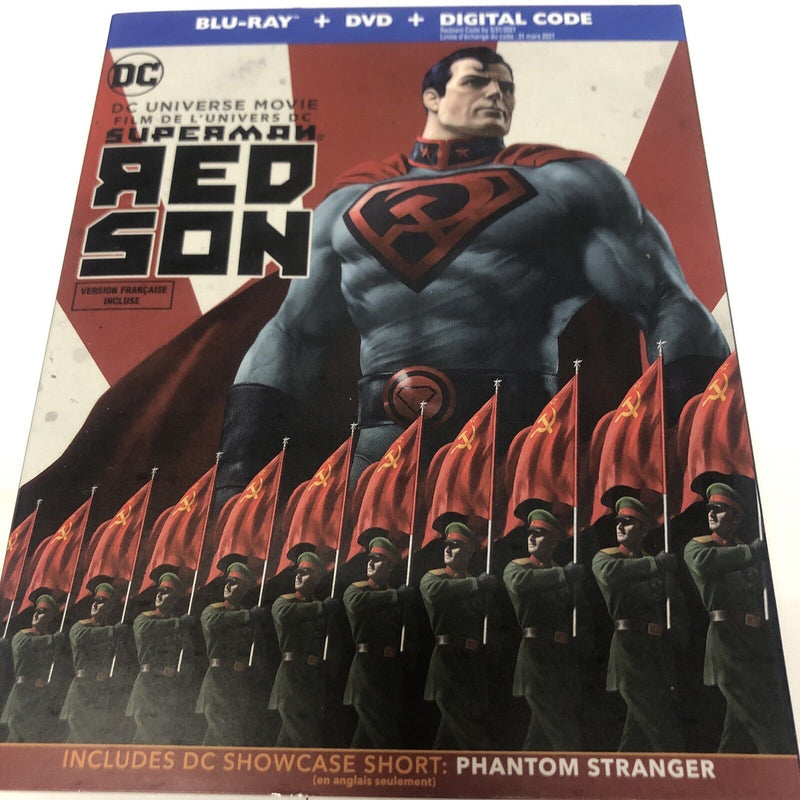 Superman : Red Son (2021) BIL/Blu-ray/DVD Slipcover • Digital Code• DC Universe