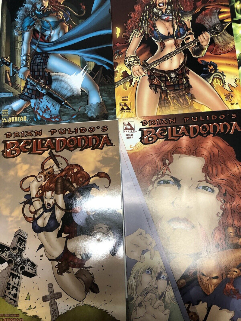 Brian Pulido’a Belladonna (2004) Complete Set Of 35 Issues (VF/NM) Avatar Comics