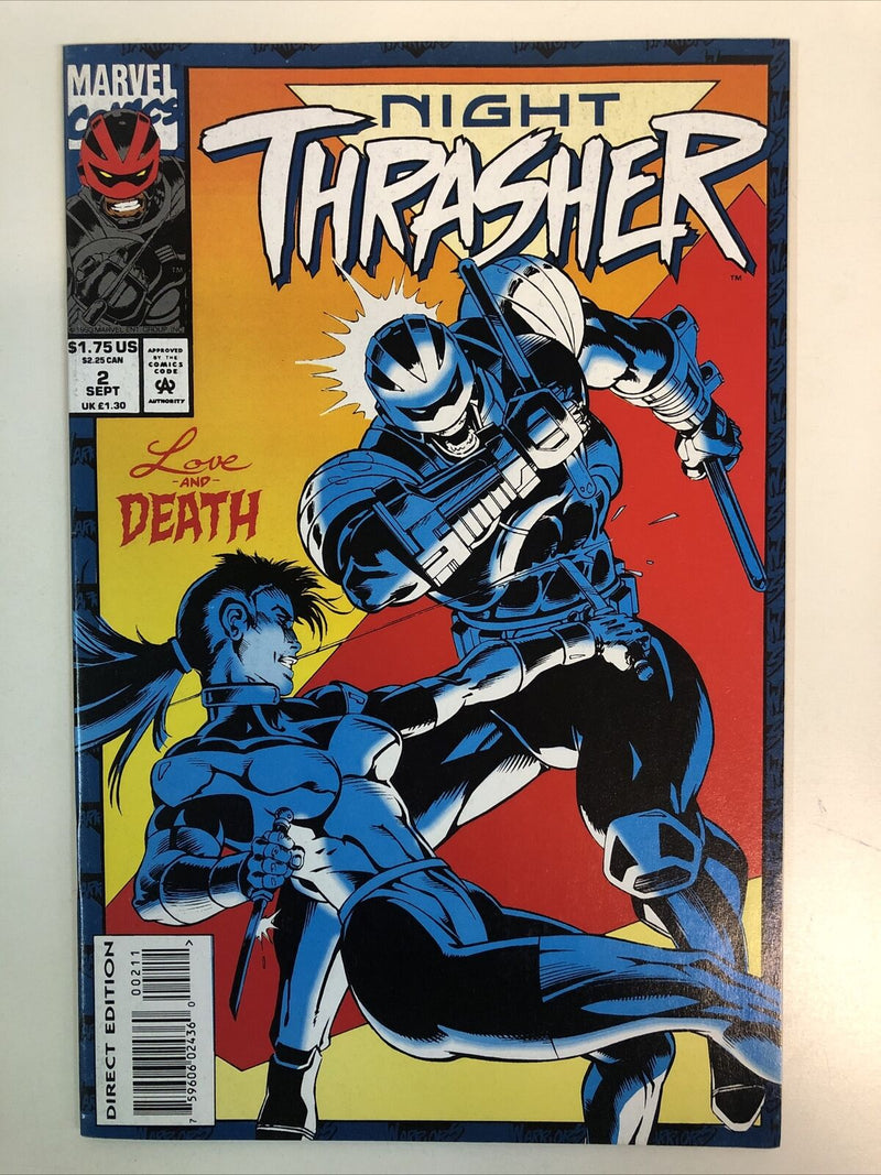 Night Thrasher (1993) Set # 1-21 & Four Control #1-4 (VF/NM) Missing # 11-12-18