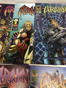 Araknis (1997) Set Lot Of 9 Comics • Morning Star Productions • Mushroom Comics