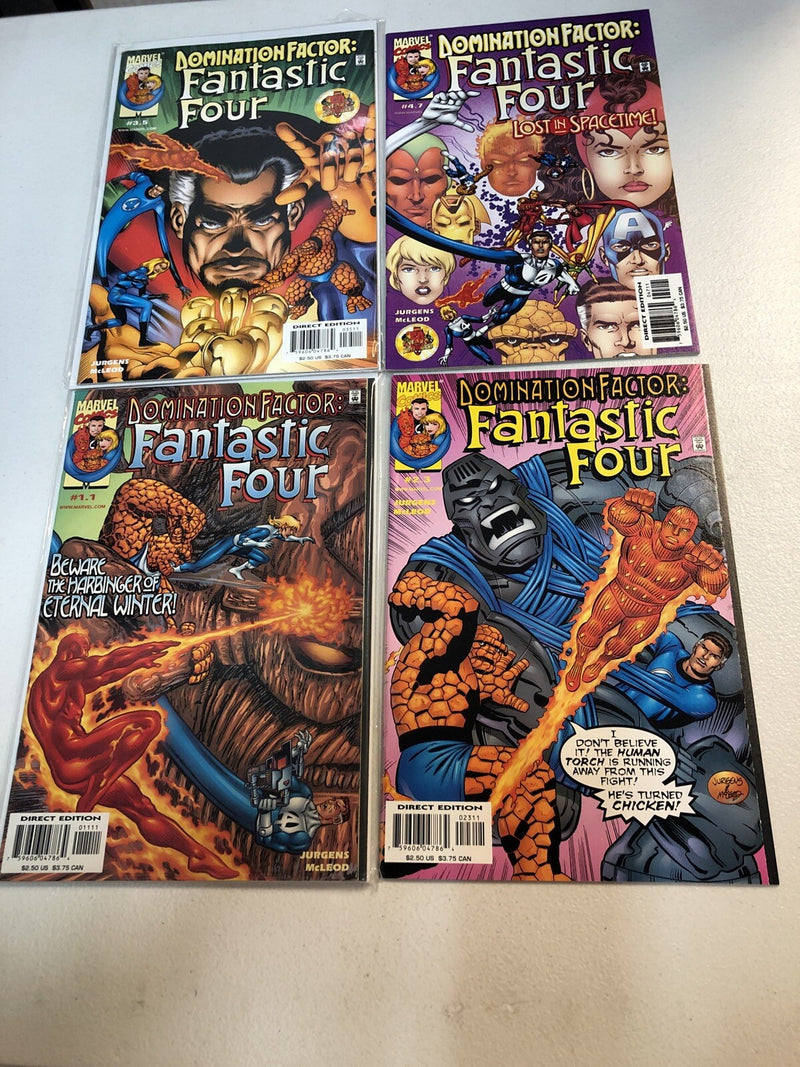 Avengers / Fantastic Four Domination Factor (VF/NM) Complete Set Run