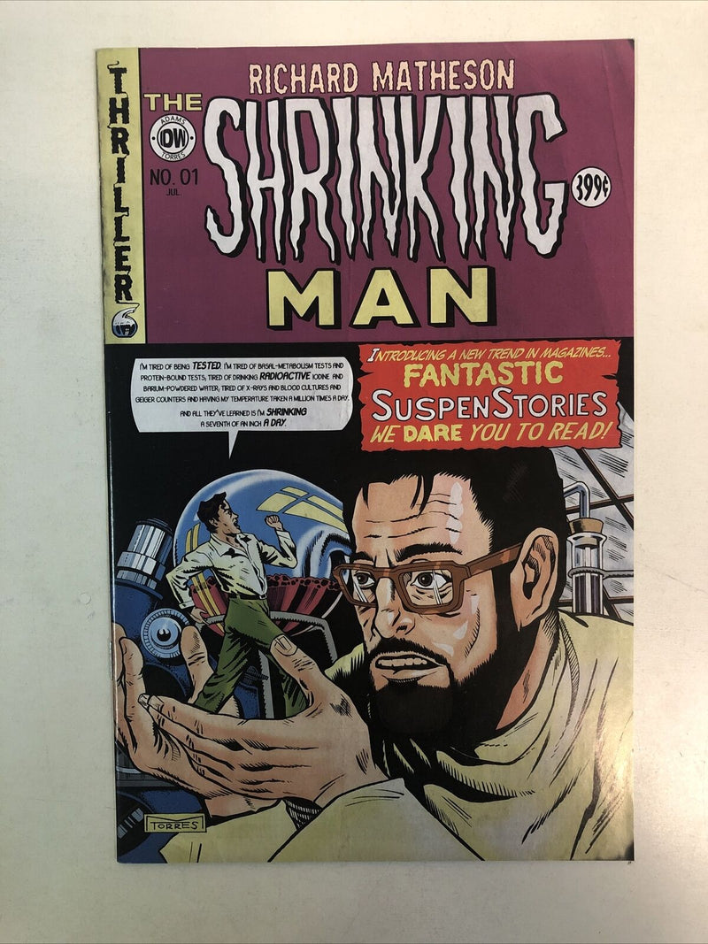 Richard Matheson The Shrinking Man (2015) Set # 1-4 & Variant # 1-4 (VF/NM) IDW