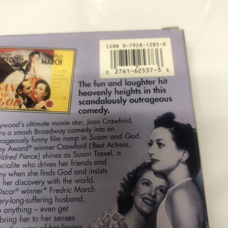 Susan and God (1992) VHS • Joan Crawford • Fredric March • MGM/UA Home Video