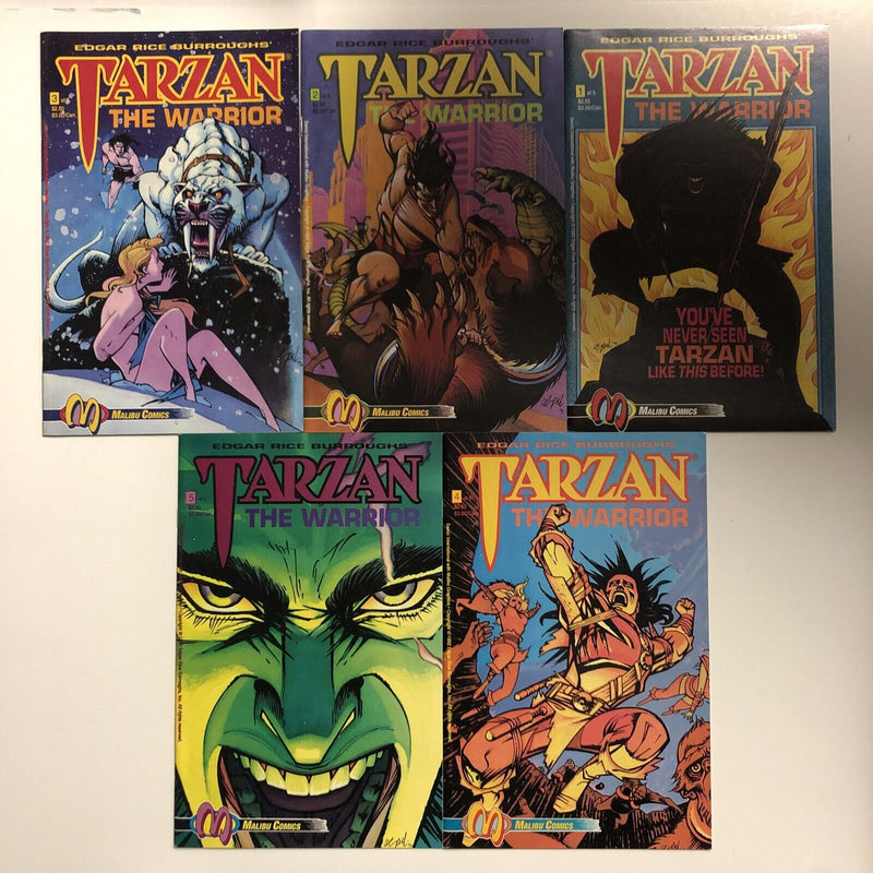 Tarzan 3 Minis (1992) #1-5/#1-3/#1-7 (VF/NM) Malibu Comic| Complete Set