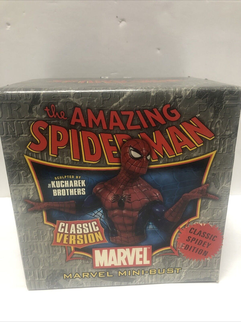 The Amazing Spider-Man • Classic Spidey Edition • Bowen Mini-Bust Statue •Marvel