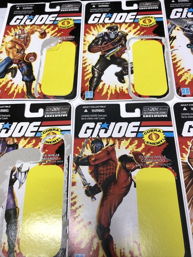 GI Joe (2012) Dossier • Cards • Made In China • 2 Sets • Cobra Enemy