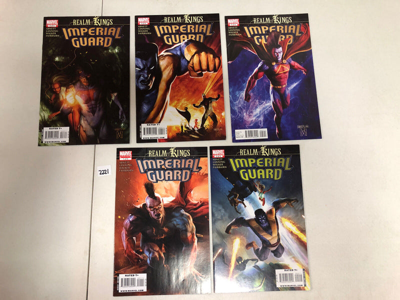 Realm Of Kings Lot 2010 Inhumans, Imperial Guard, Son Of Hulk VF/NM Complete Set