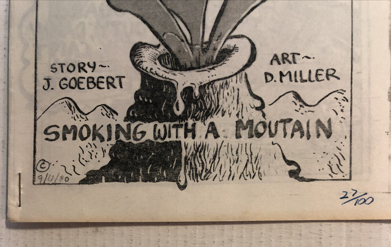 Mt. St. Helens Blows(1980)F/VF Smoking With A Mountain Limited 27/100|Blue Moon