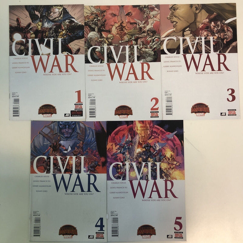 Civil War-Secret Wars (2015) Complete Set