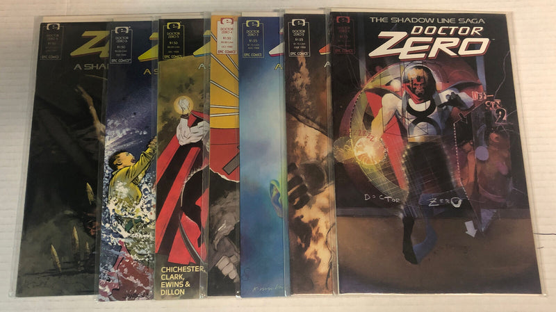 Doctor Zero The Shadow Line Saga(1988)#1-8 Set (VF/NM) (Missing #7) | Epic Comic