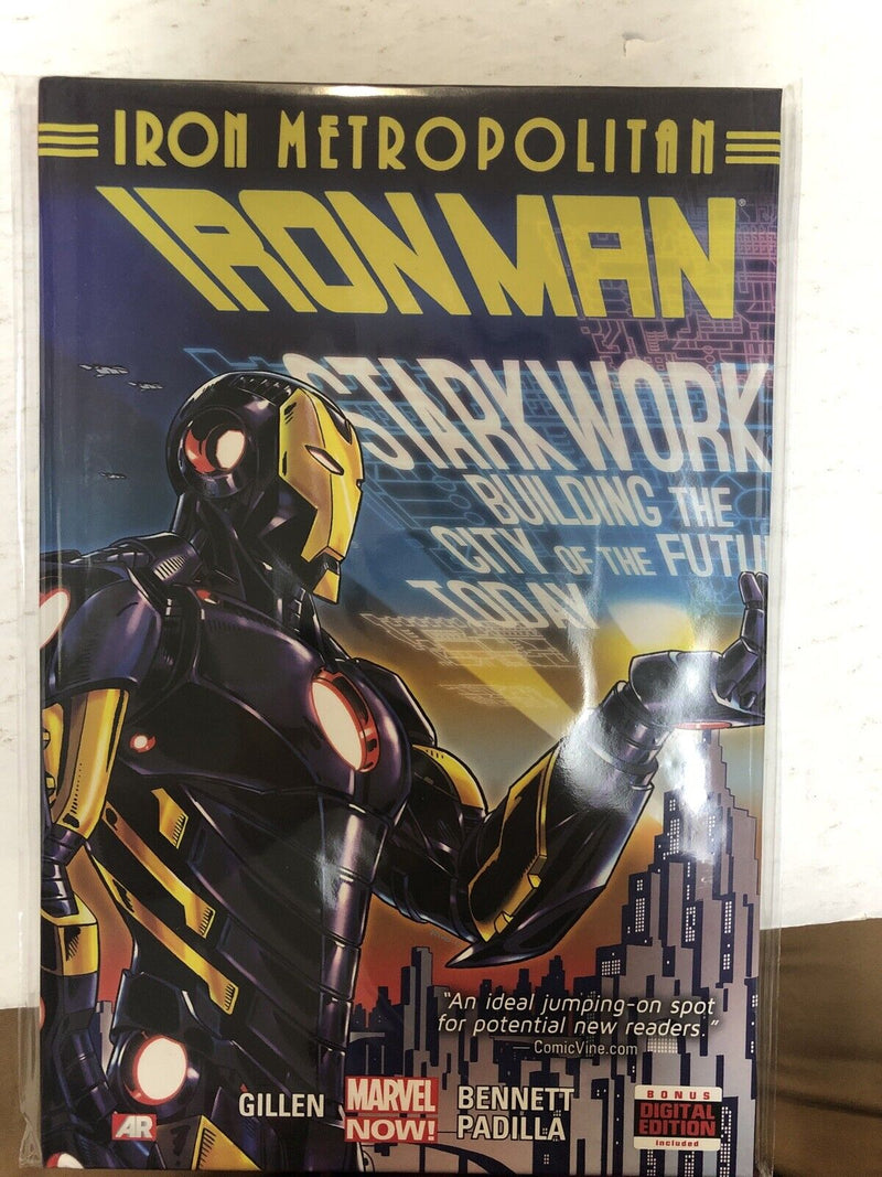 Iron Man Iron Metropolitan Vol.4 (2014) Marvel TPB HC Gillen