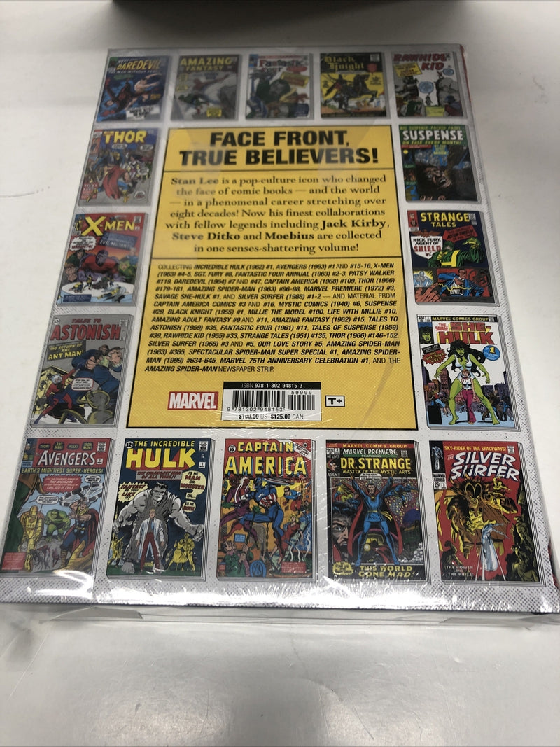 The Best Marvel Stories (2022) Stan Lee| Omnibus| Marvel| HC- Brand New - Sealed