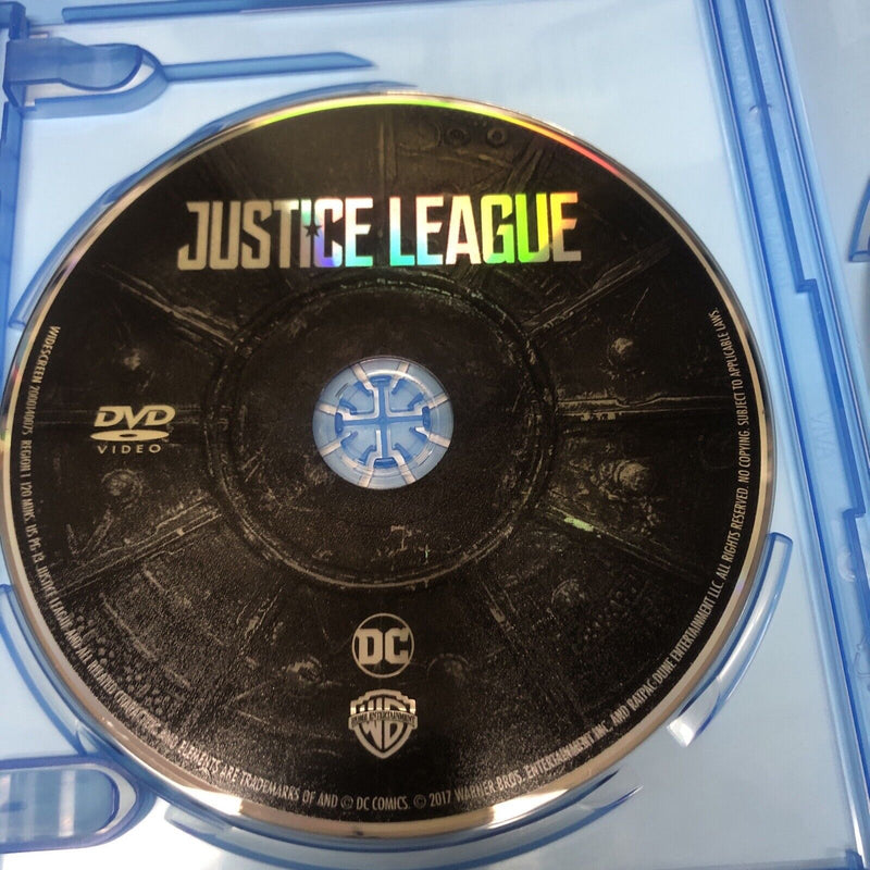 Justice League (2017) Blu-ray + DVD + Digital • DC Universe • Batman • Superman