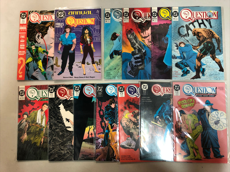 The Question (1987) #1-16, 18-36, Annual #1 & 2 (VF/NM) Complete Run Set DC