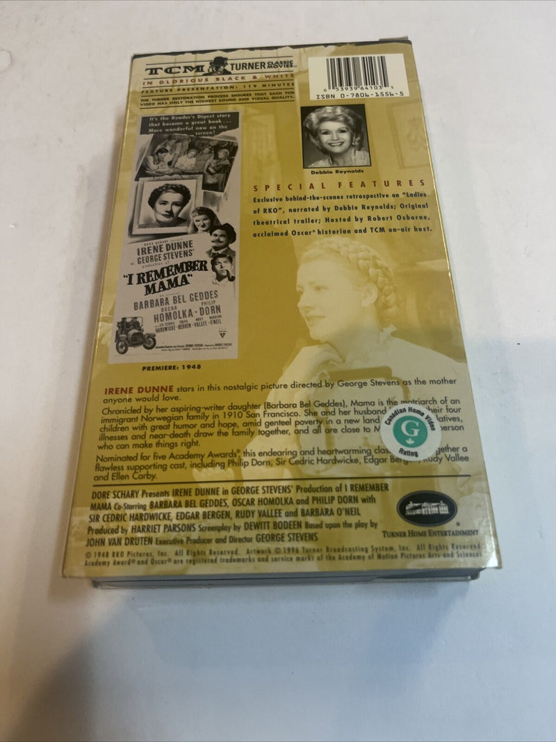 I Remember Mama (VHS 1996)  Irene Dunne | TCM Turner