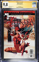 Elektra (2001) # v2 #1 (CGC 9.8 SS) Signed Greg Horn * Marvel Comics Census = 53