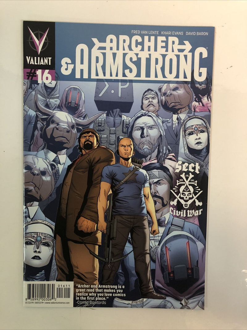 Archer & Armstrong (2013) Set # 0-1-16 & Additional # 0-1-25 (VF/NM) Valiant