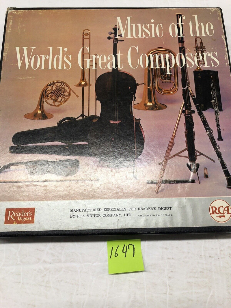 Music Of The World’s Great Composers 11 Vinyl LP Album Box Set