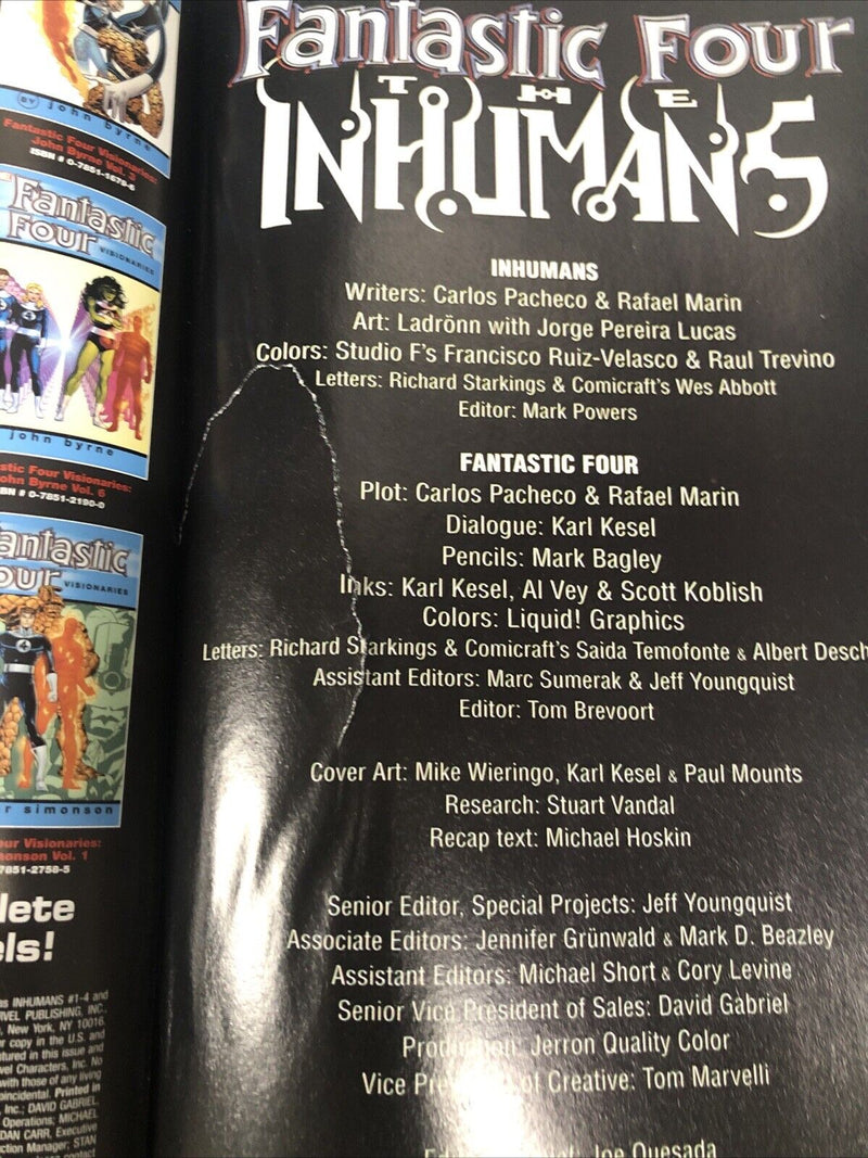 Fantastic Four Inhumans (200) TPB • Marvel Carlos Pacheco & Rafael Marin .