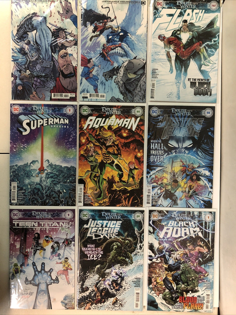 Justice League: Endless Winter (2020) Chapter#1-2 & Part#2 To 8 Complete (VF/NM)